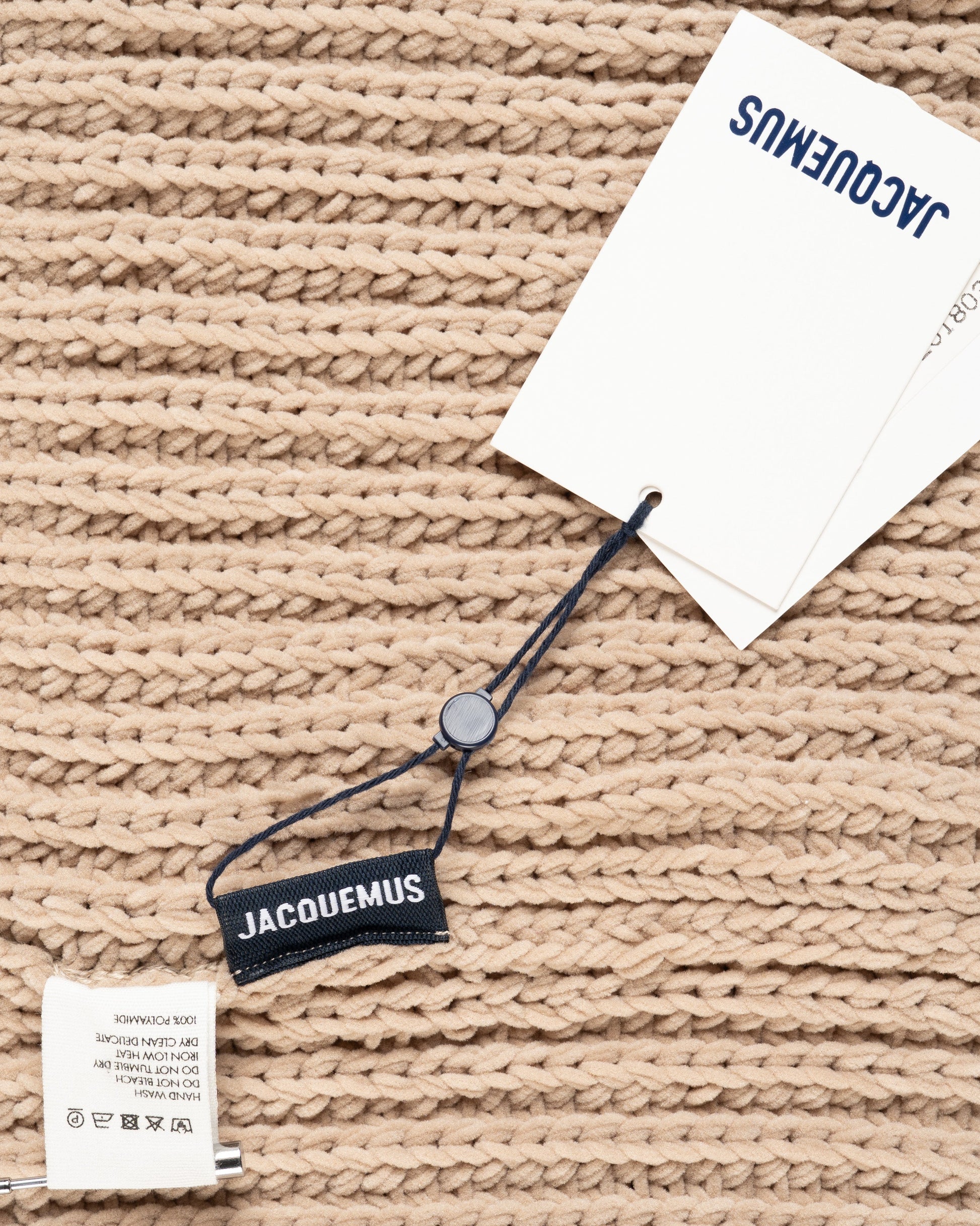 Jacquemus Halter neck knitted beige dress Jacquemus