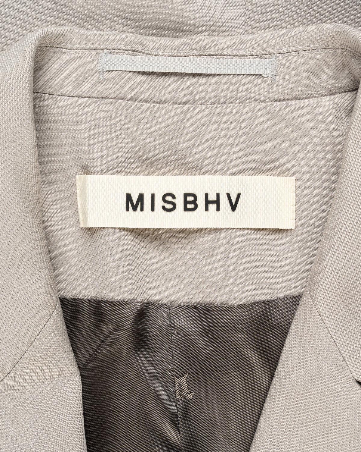 MISBHV Taupe beige oversized blazer jacket