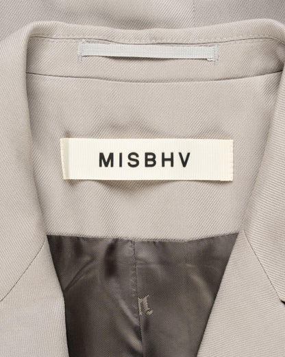 MISBHV Taupe beige oversized blazer jacket MISBHV