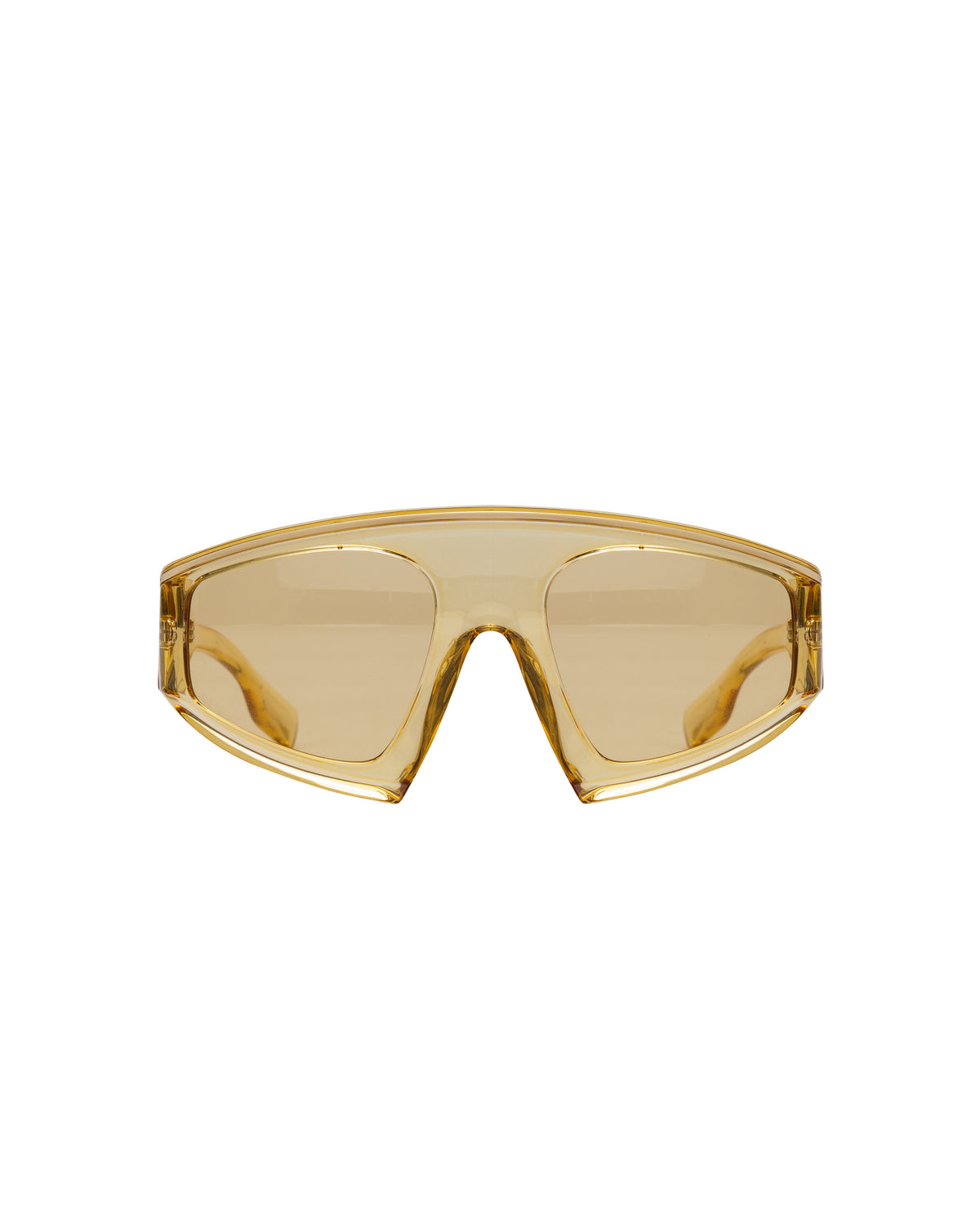 BURBERRY BROOKE SUNGLASSES TRANSLUCENT YELLOW