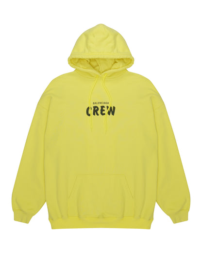 BALENCIAGA CREW HOODIE YELLOW image