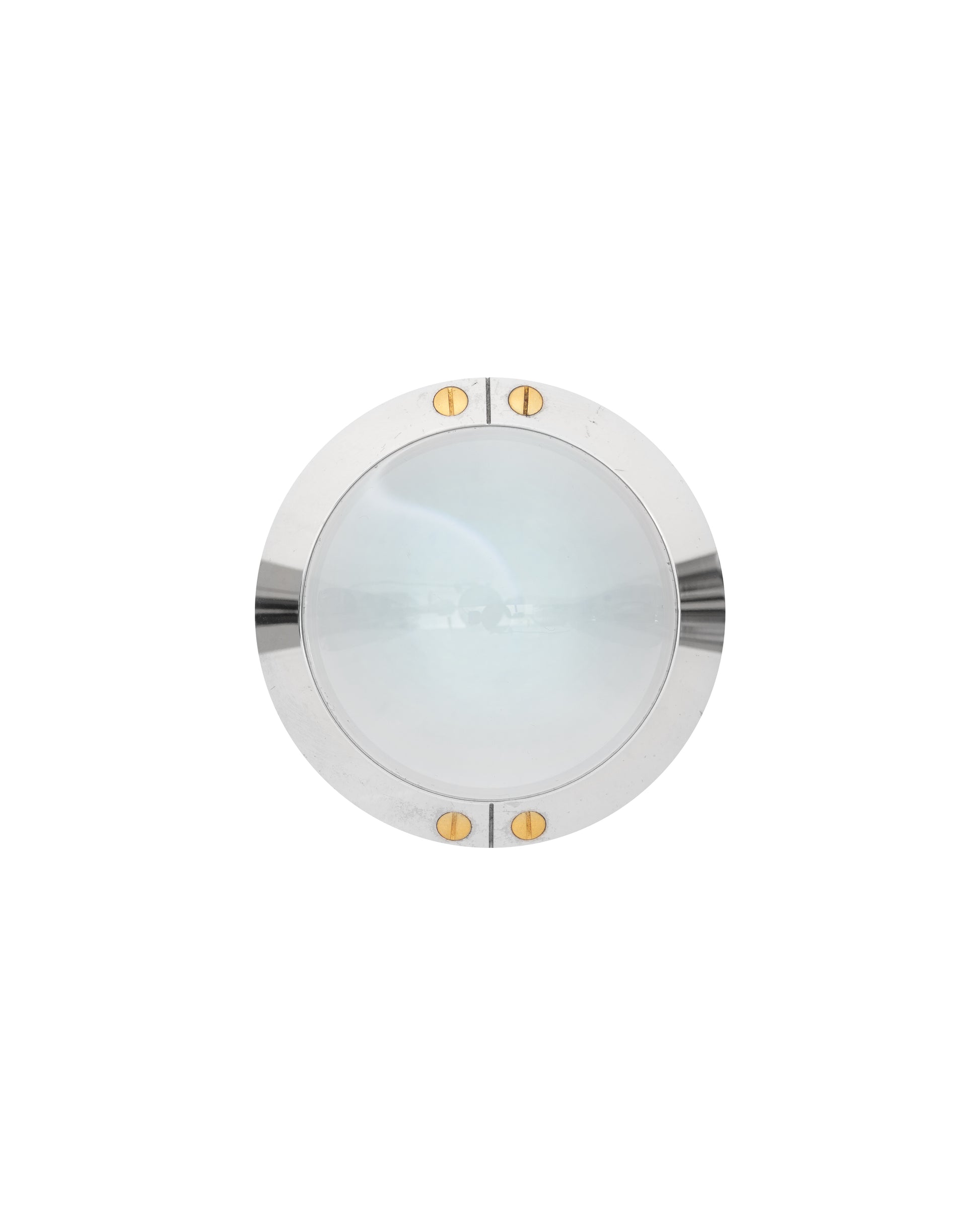Cartier Santos sterling magnifying glass loupe D