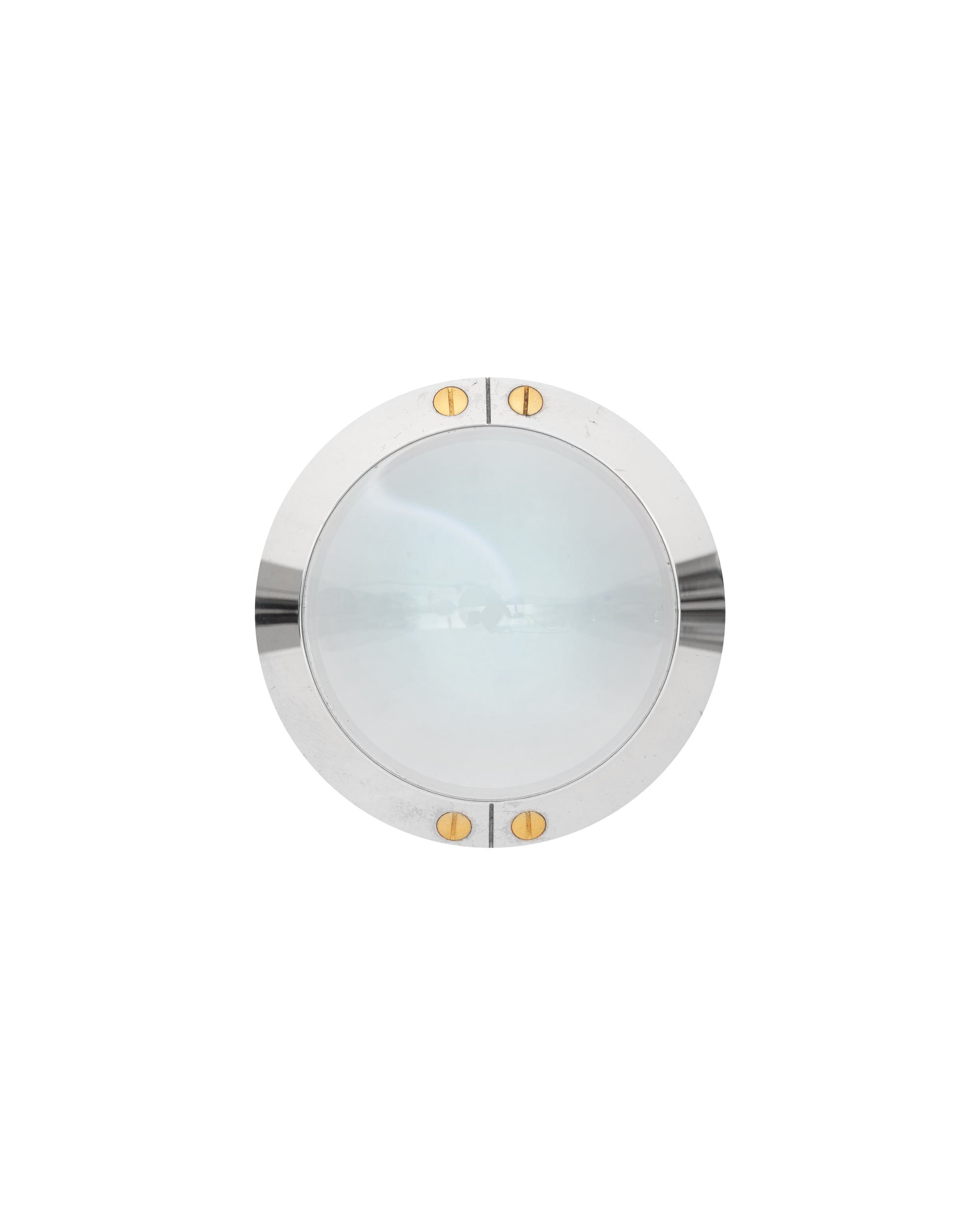 Cartier Santos sterling magnifying glass loupe