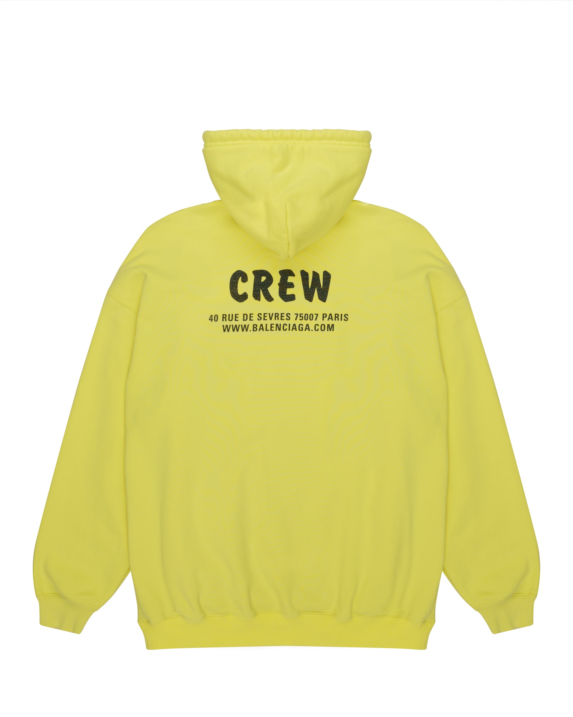 BALENCIAGA CREW HOODIE YELLOW image