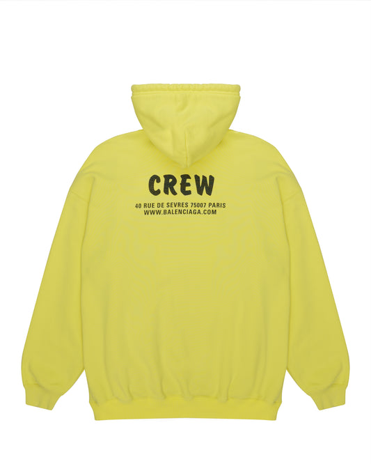 BALENCIAGA CREW HOODIE YELLOW image