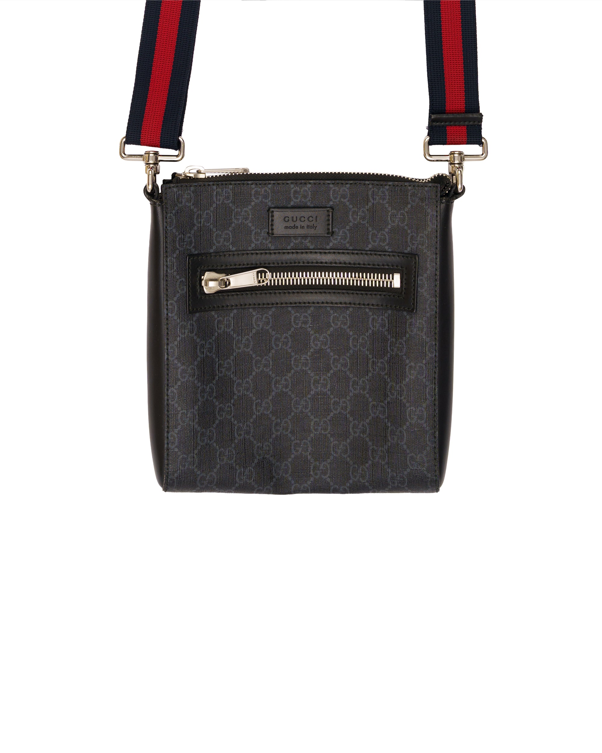 Gucci Techno Messenger canvas flap shoulder bag