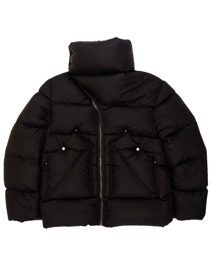 RICK OWENS ASSYMETRICAL PUFFER JACKET image
