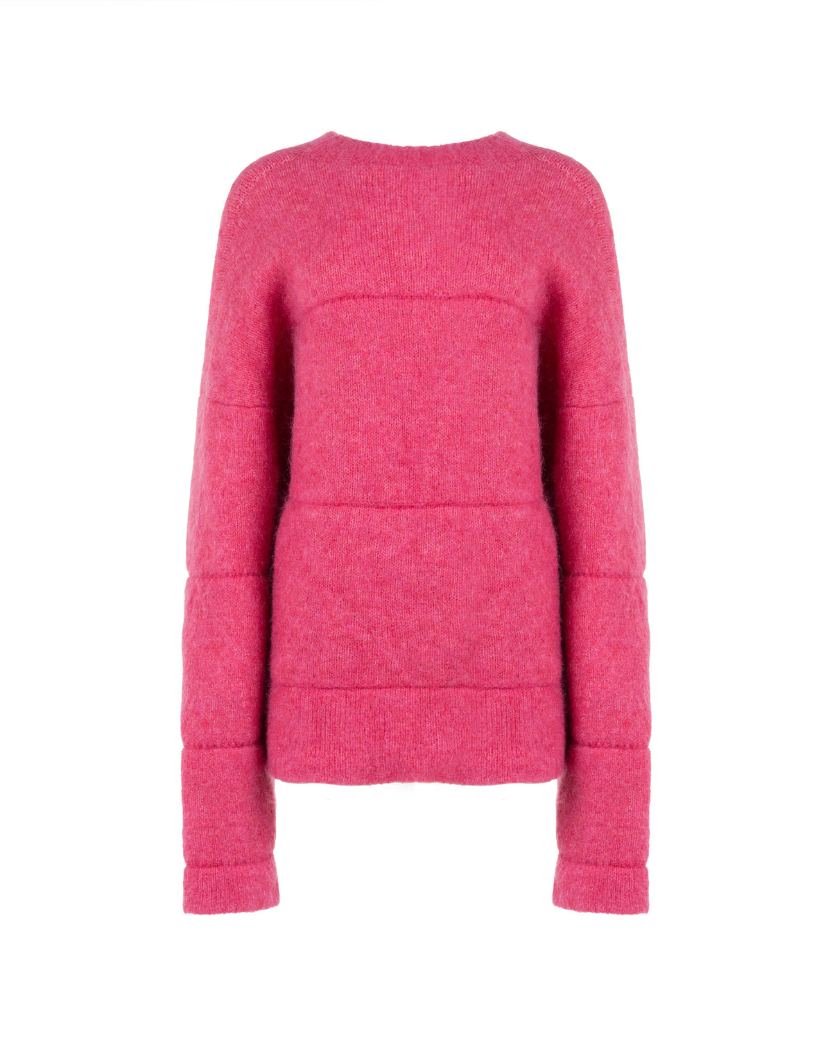 Jacquemus panelled oversized pink sweater