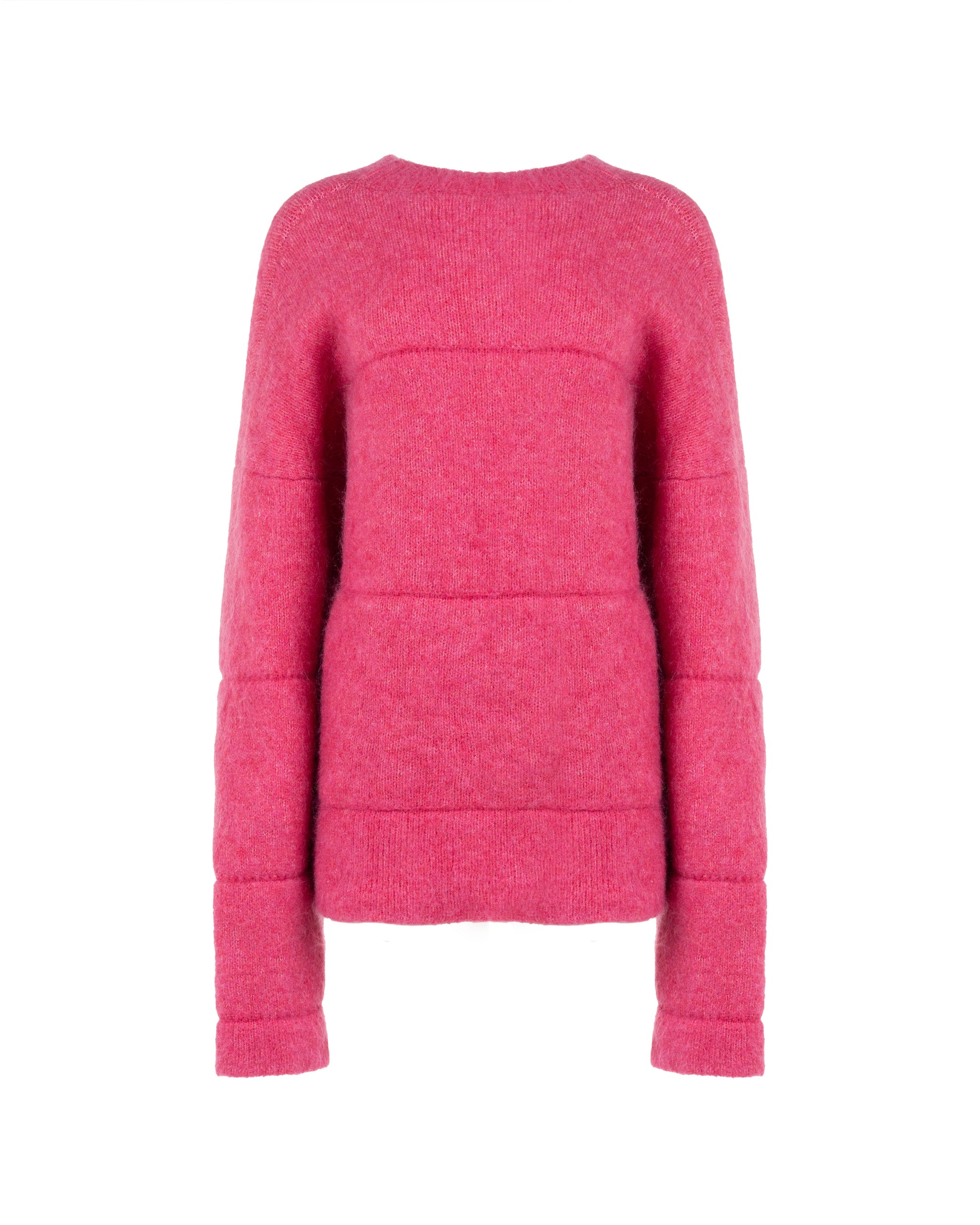 Jacquemus panelled oversized pink sweater Jacquemus