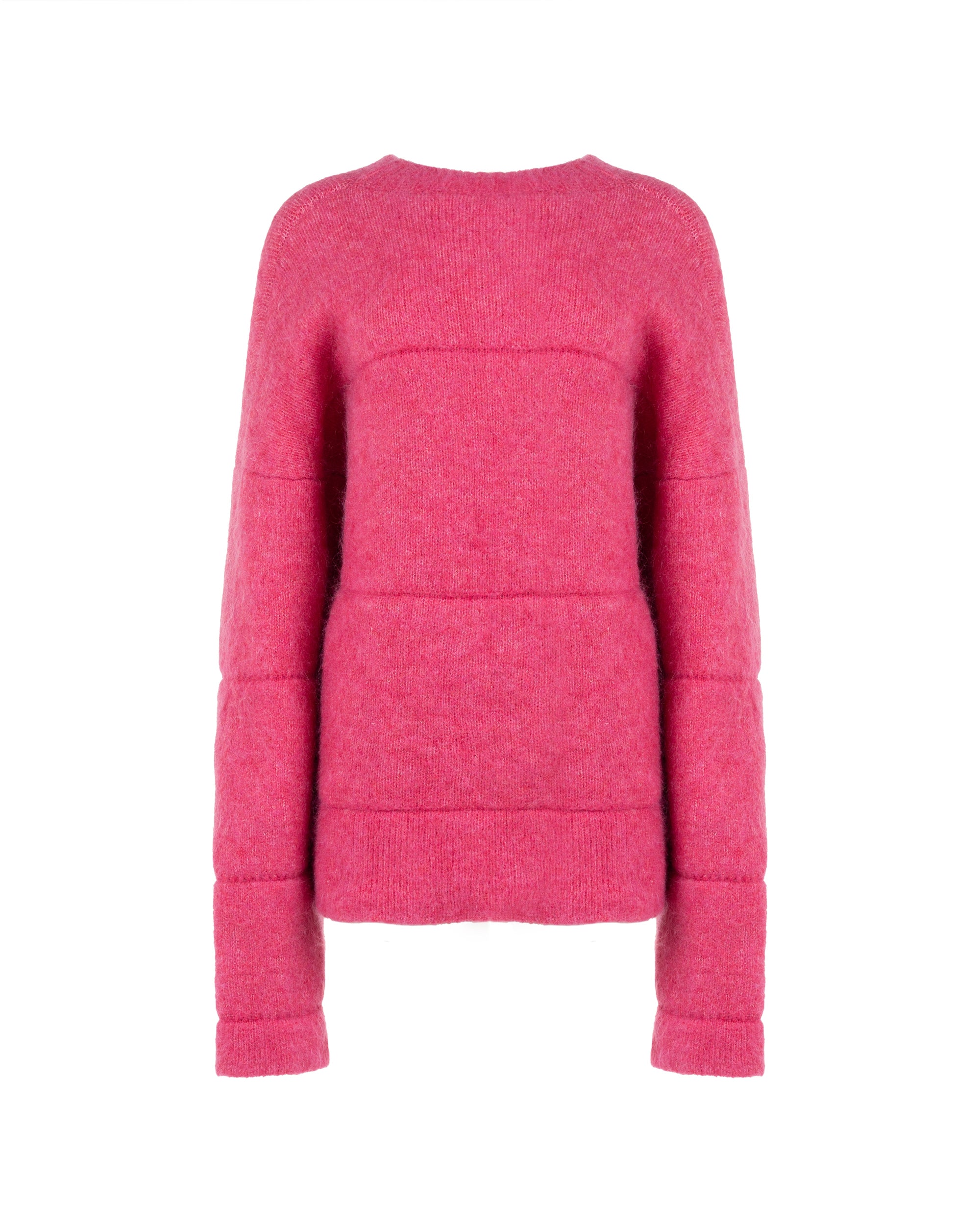 Jacquemus panelled oversized pink sweater