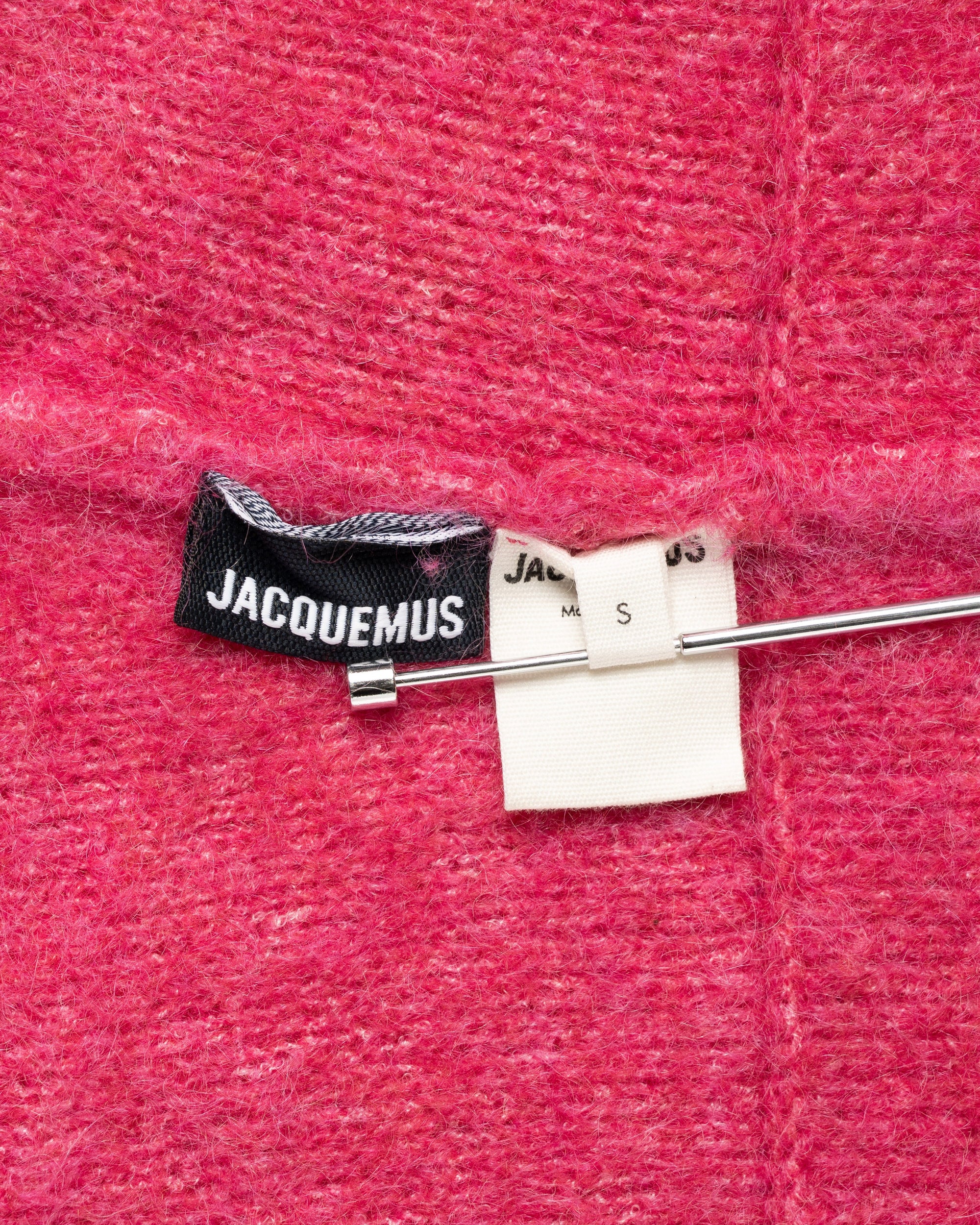 Jacquemus panelled oversized pink sweater