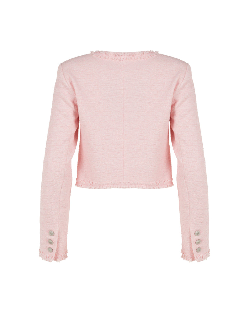 MISBHV tweed pink blazer jacket thumbnail