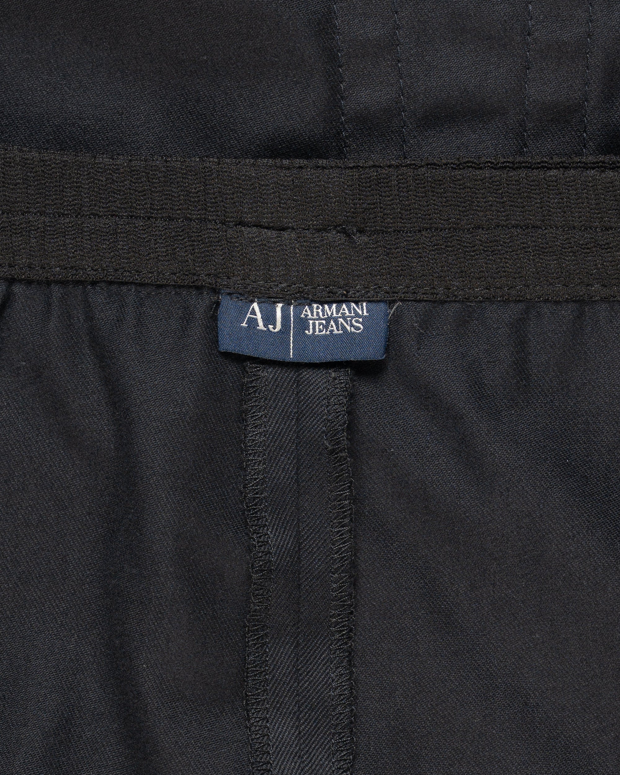 Armani Jeans tailored black skirt