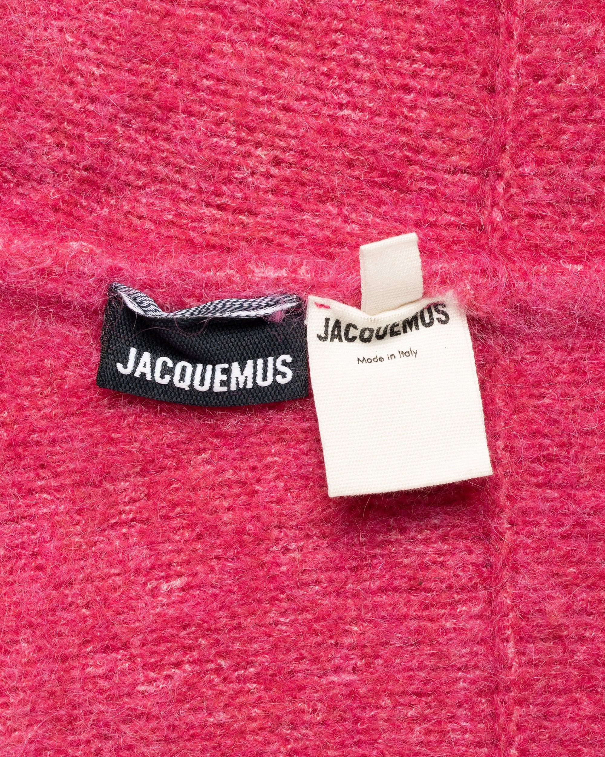 Jacquemus panelled oversized pink sweater