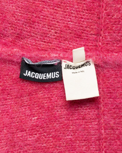 Jacquemus panelled oversized pink sweater Jacquemus