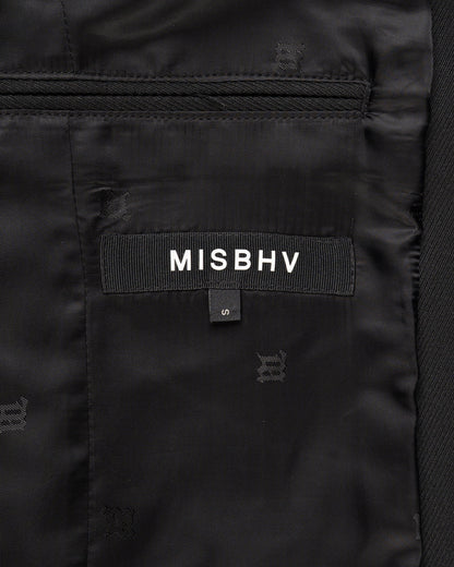 MISBHV Davide single-breasted black blazer jacket MISBHV