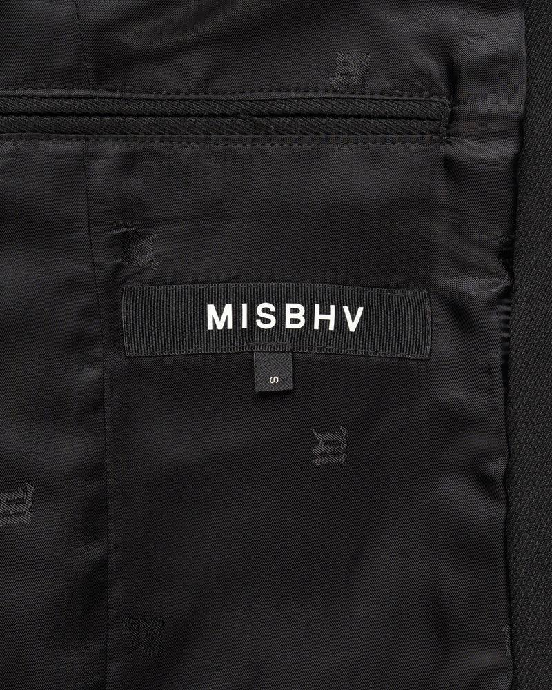 MISBHV Davide single-breasted black blazer jacket thumbnail