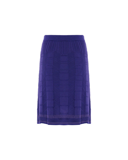 Missoni purple knitted skirt - 40 Missoni
