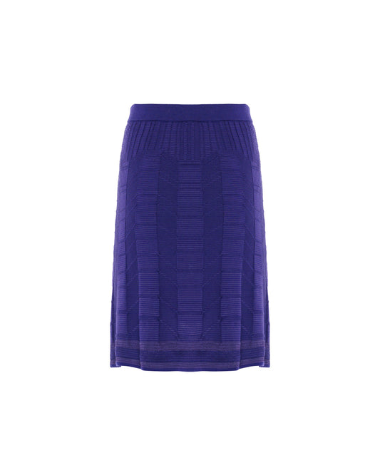 Missoni purple knitted skirt - 40 Missoni