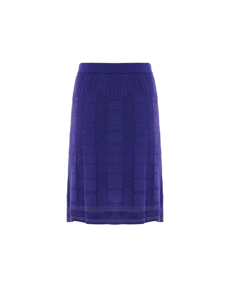 Missoni purple knitted skirt - 40 thumbnail