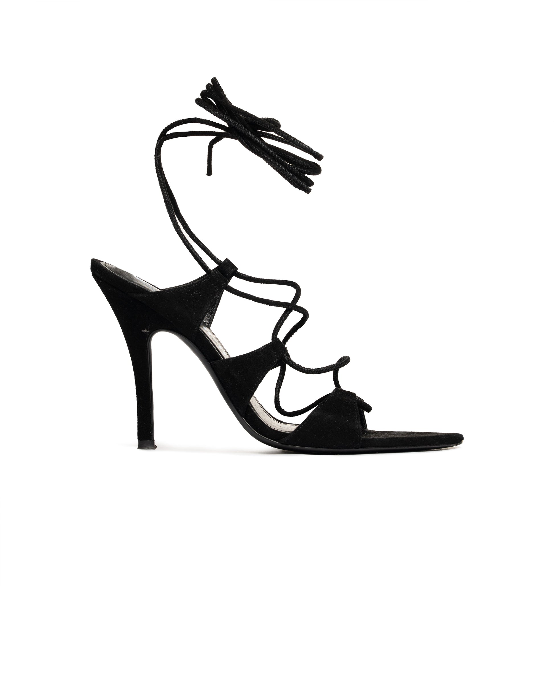 The Attico Renee lace-up ankle strap sandals The