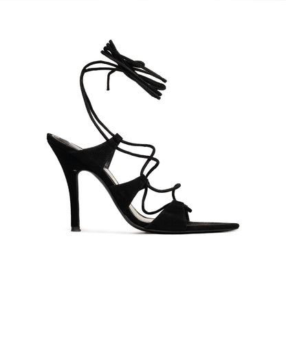 The Attico Renee lace-up ankle strap sandals The