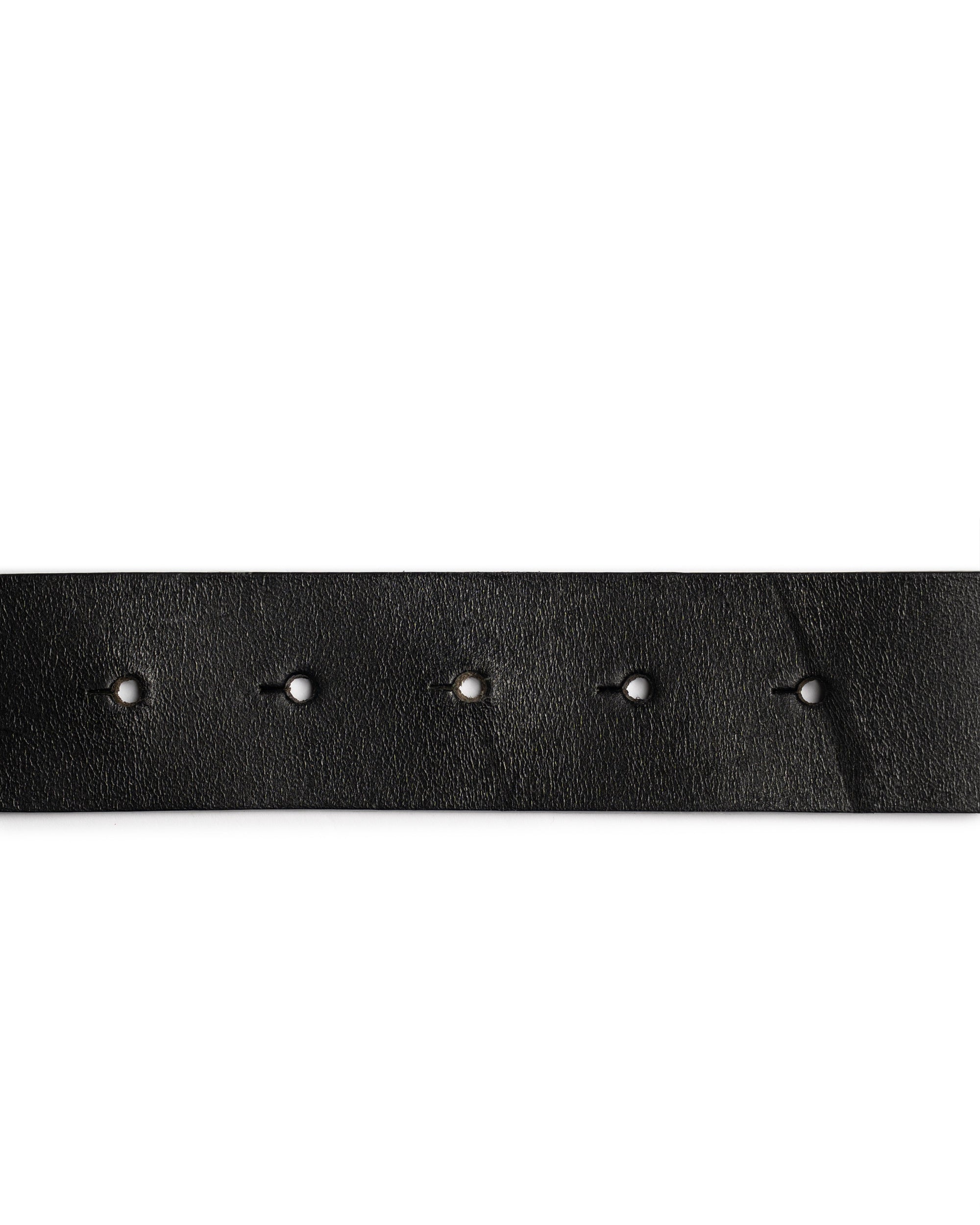 MISBHV metal frame gothic logo black belt