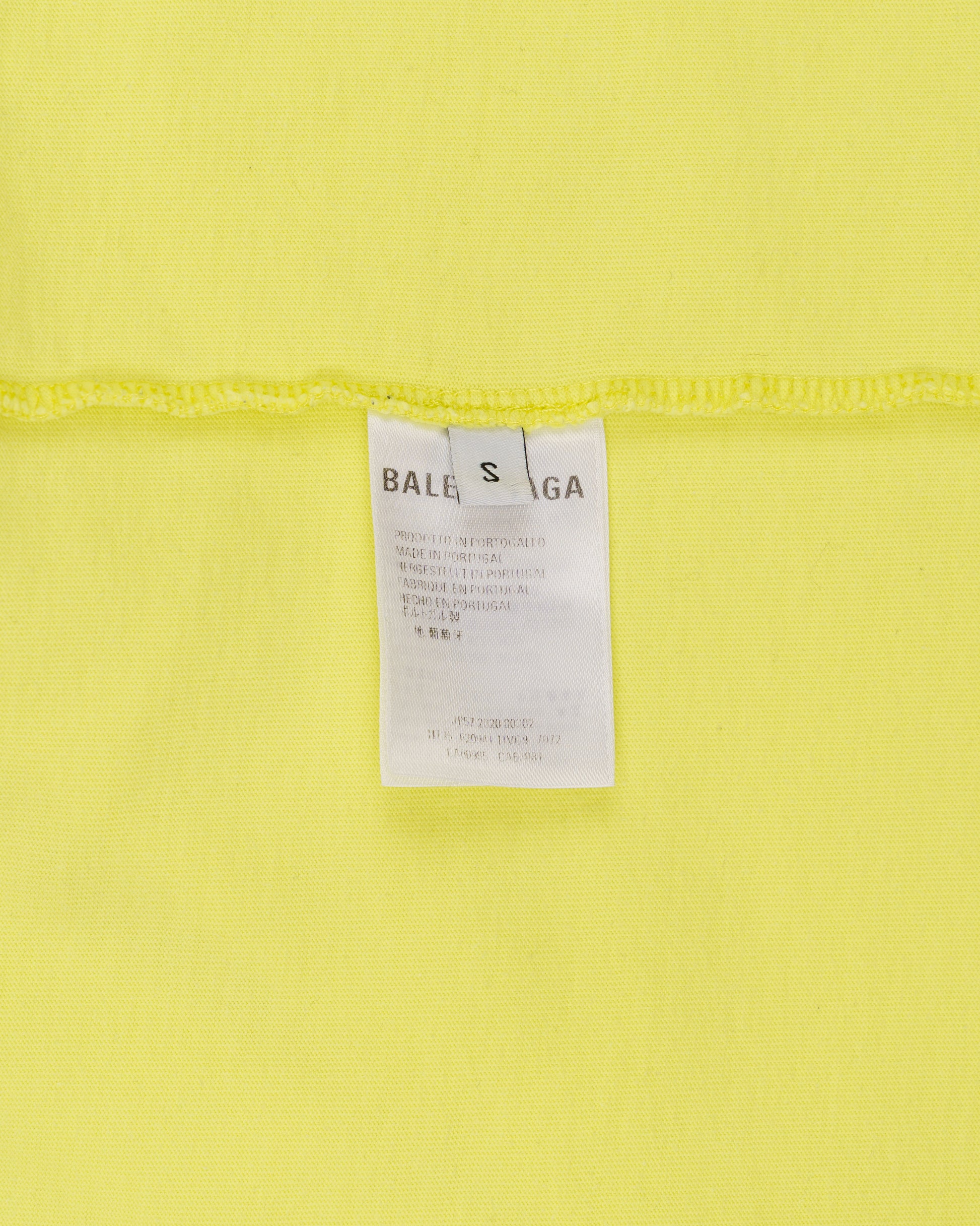 BALENCIAGA CREW TSHIRT YELLOW image