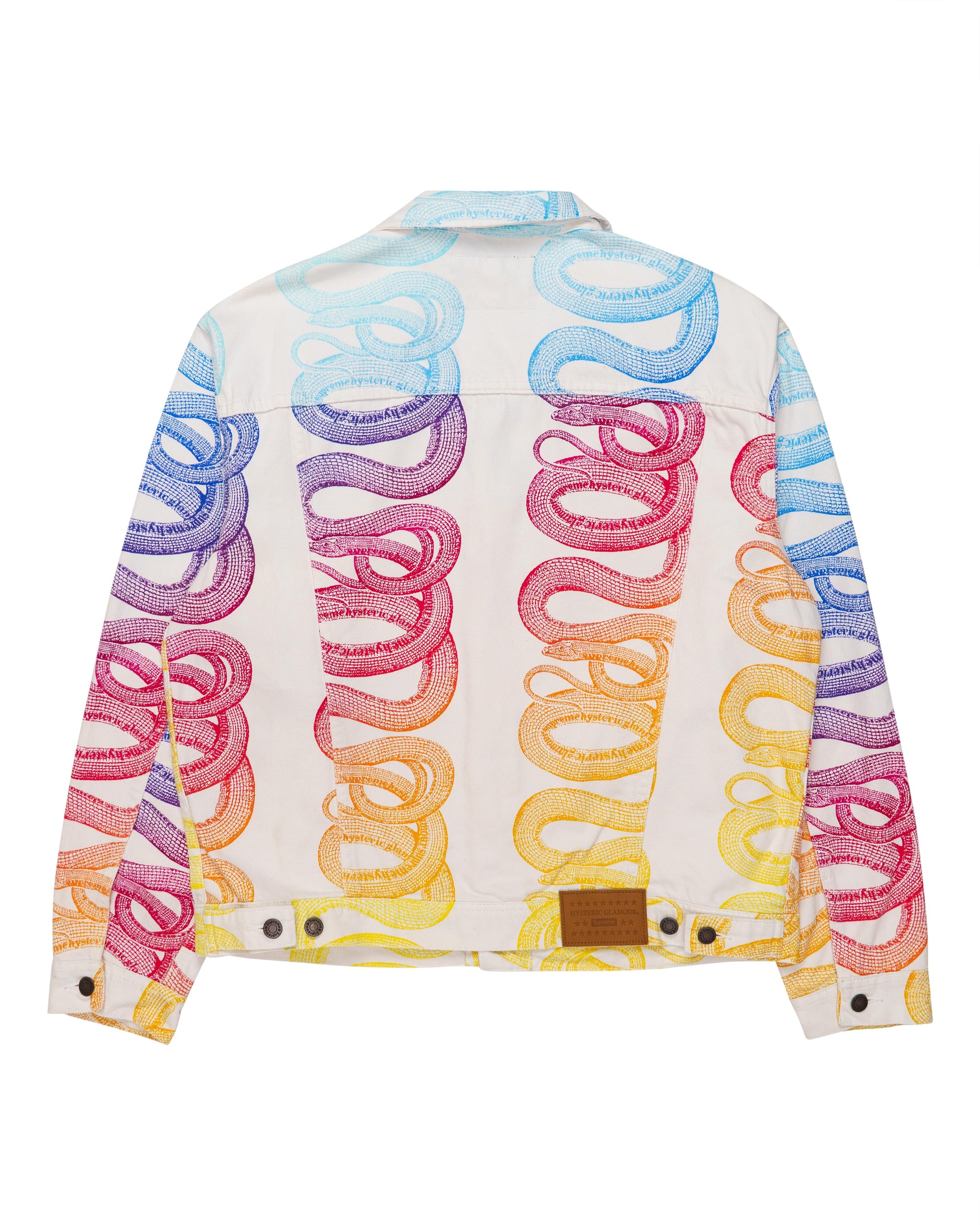 Hysteric Glamour Snake Print Denim Jacket
