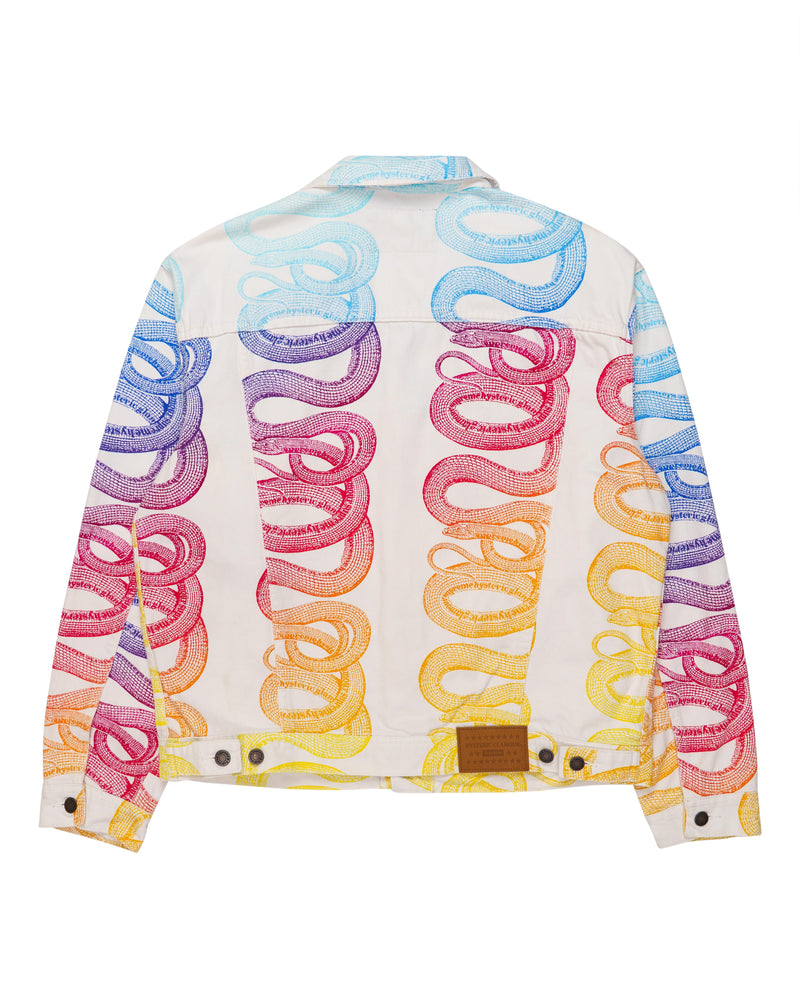Hysteric Glamour Snake Print Denim Jacket thumbnail