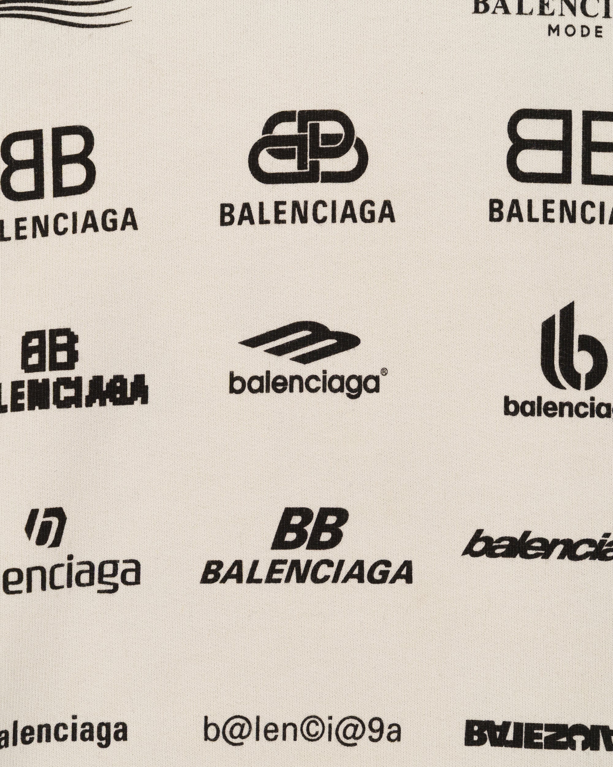 Balenciaga Archives Logos Hoodie