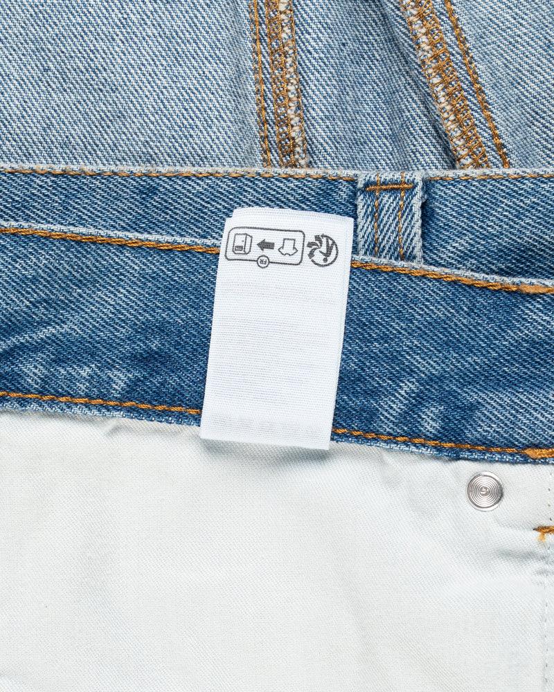 Jacquemus Les Sculptures "Le de-Nîmes" large blue denim pants thumbnail