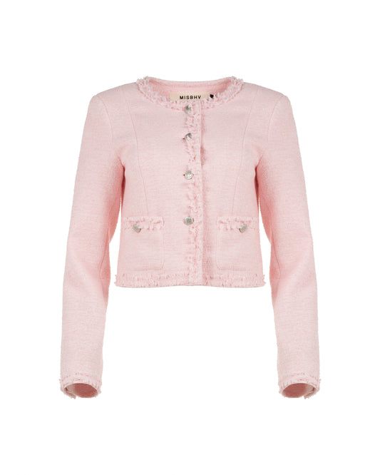 MISBHV tweed pink blazer jacket MISBHV