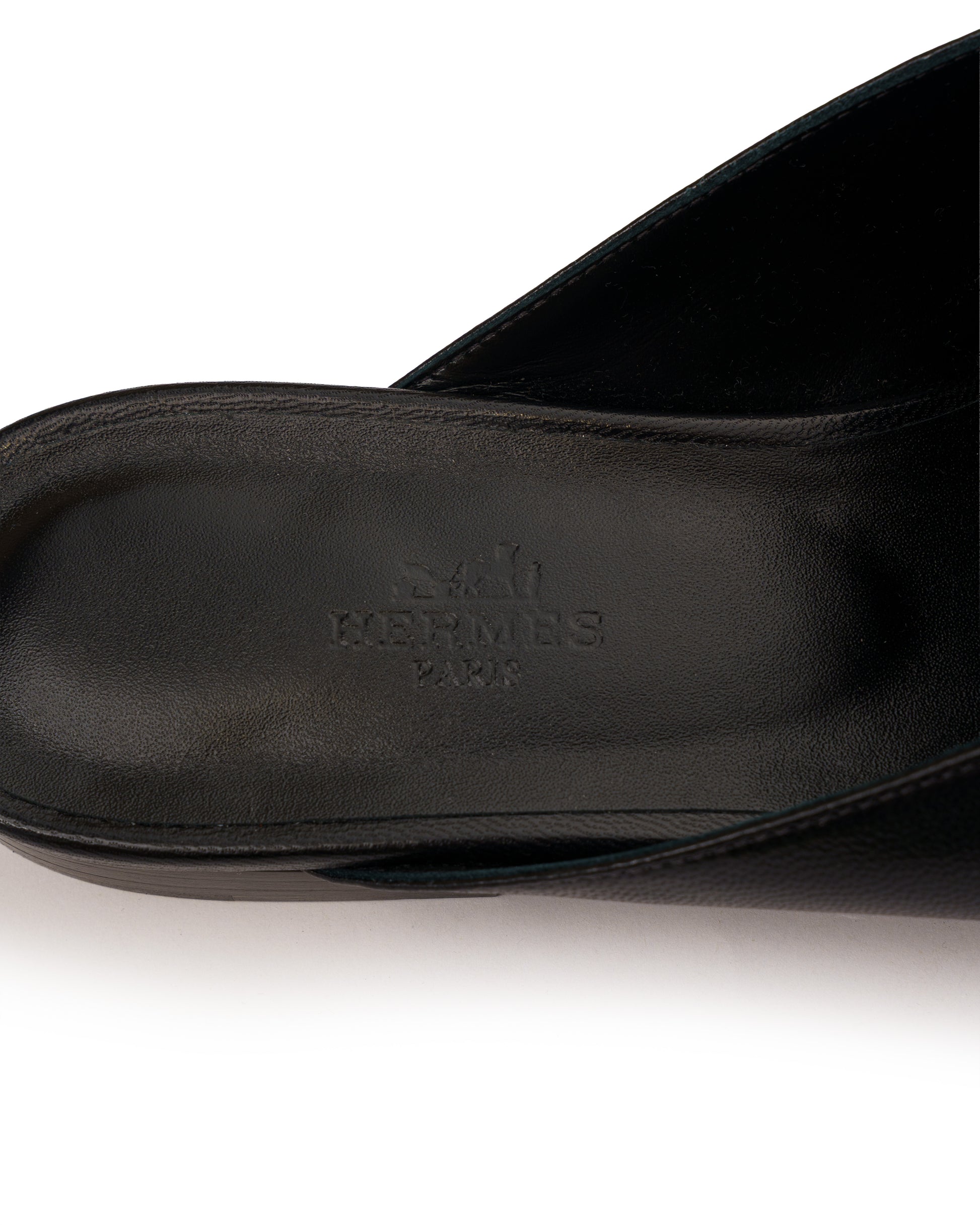 HERMES STUDS LOAFERS BLACK image