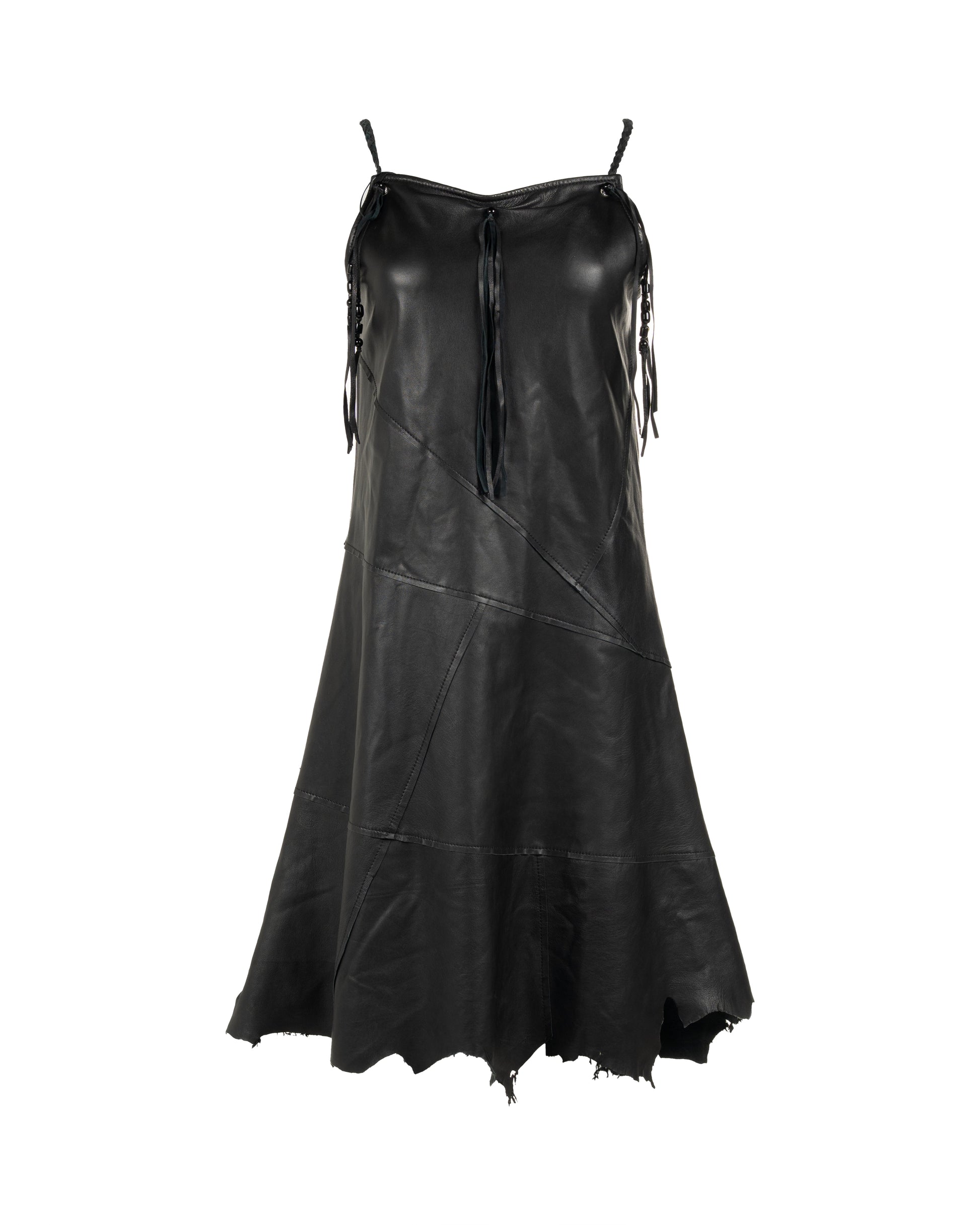 Diesel asymmetric hem mini black dress Diesel