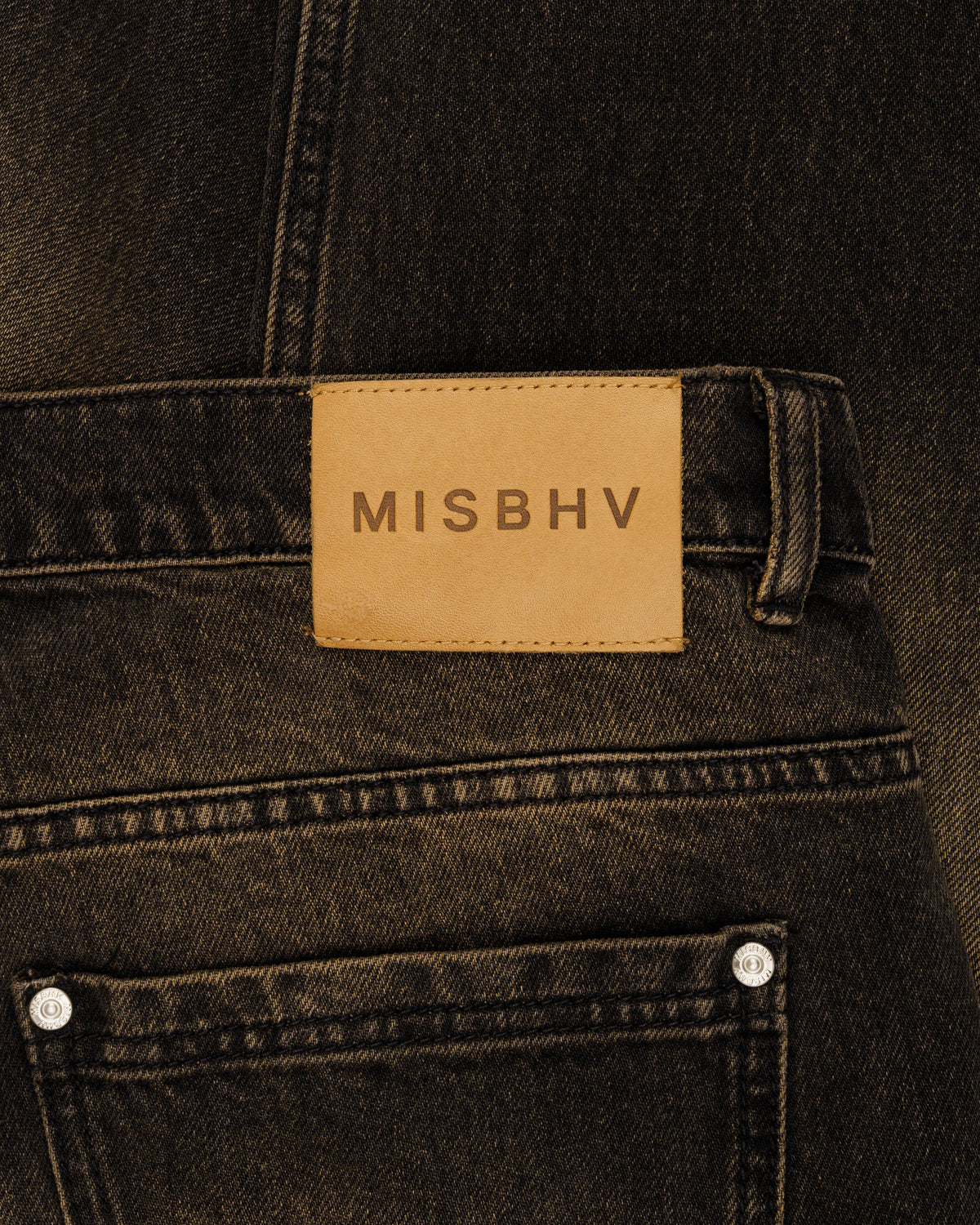 MISBHV grey mud washed denim pants
