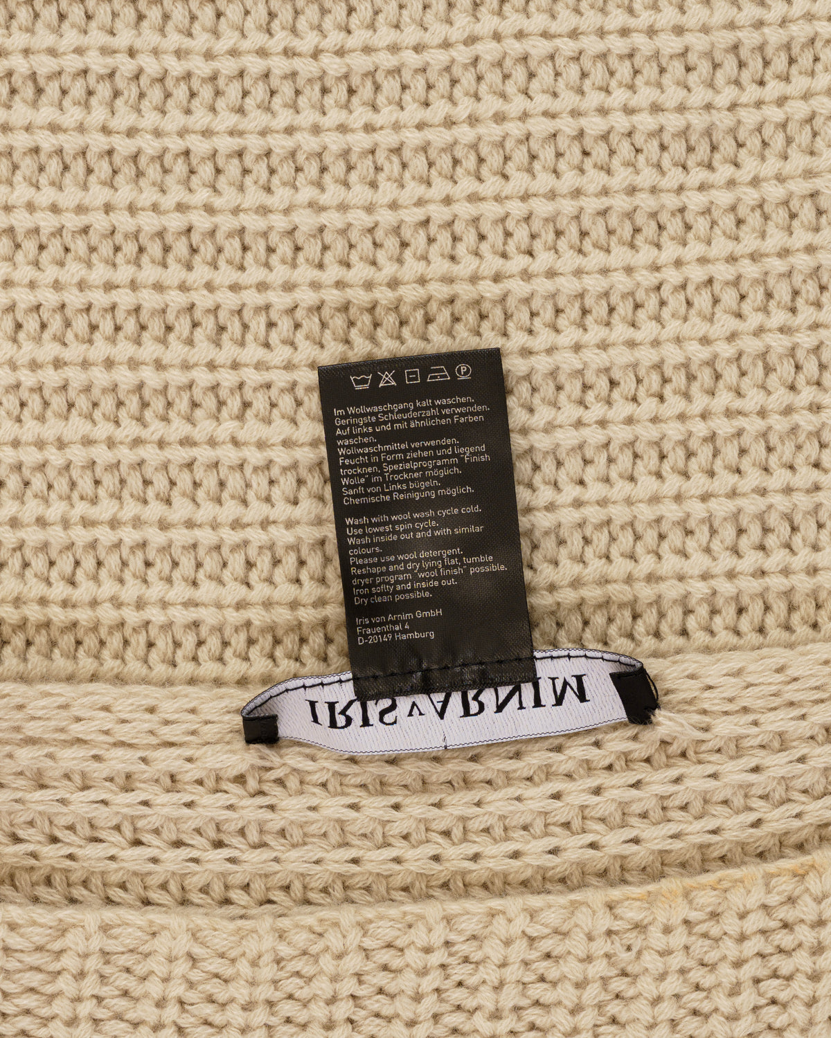 Iris Von Arnim Abena cashmere white cape