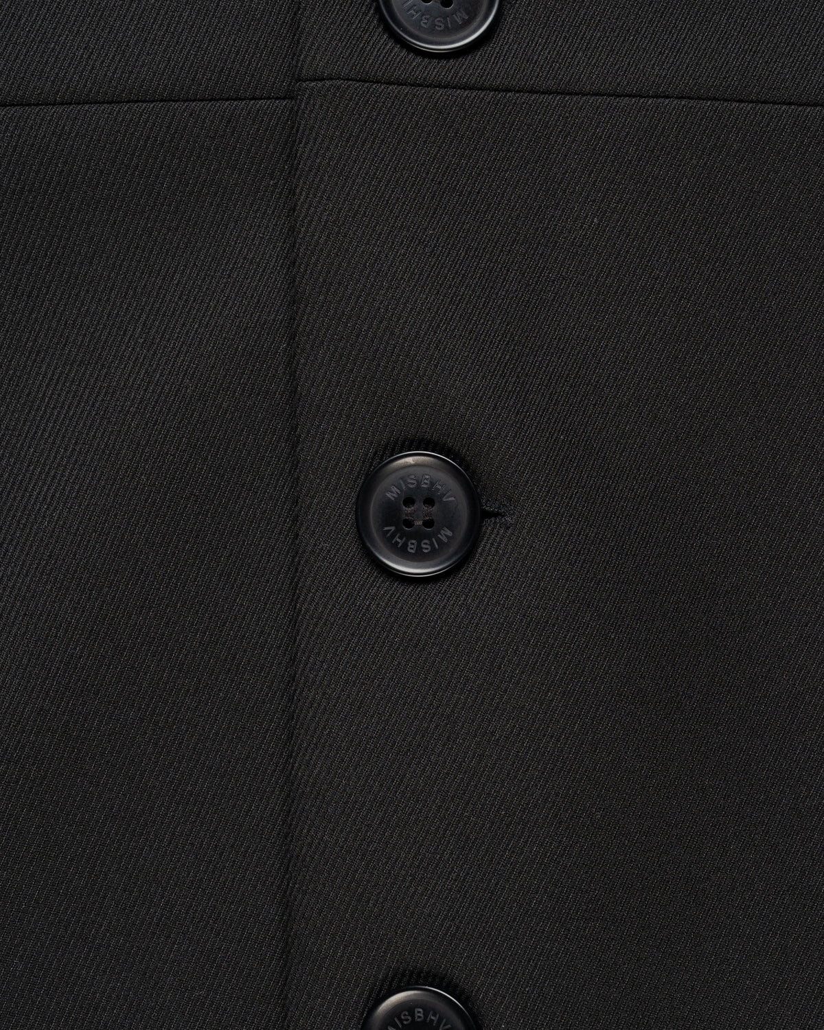 MISBHV Davide single-breasted black blazer jacket