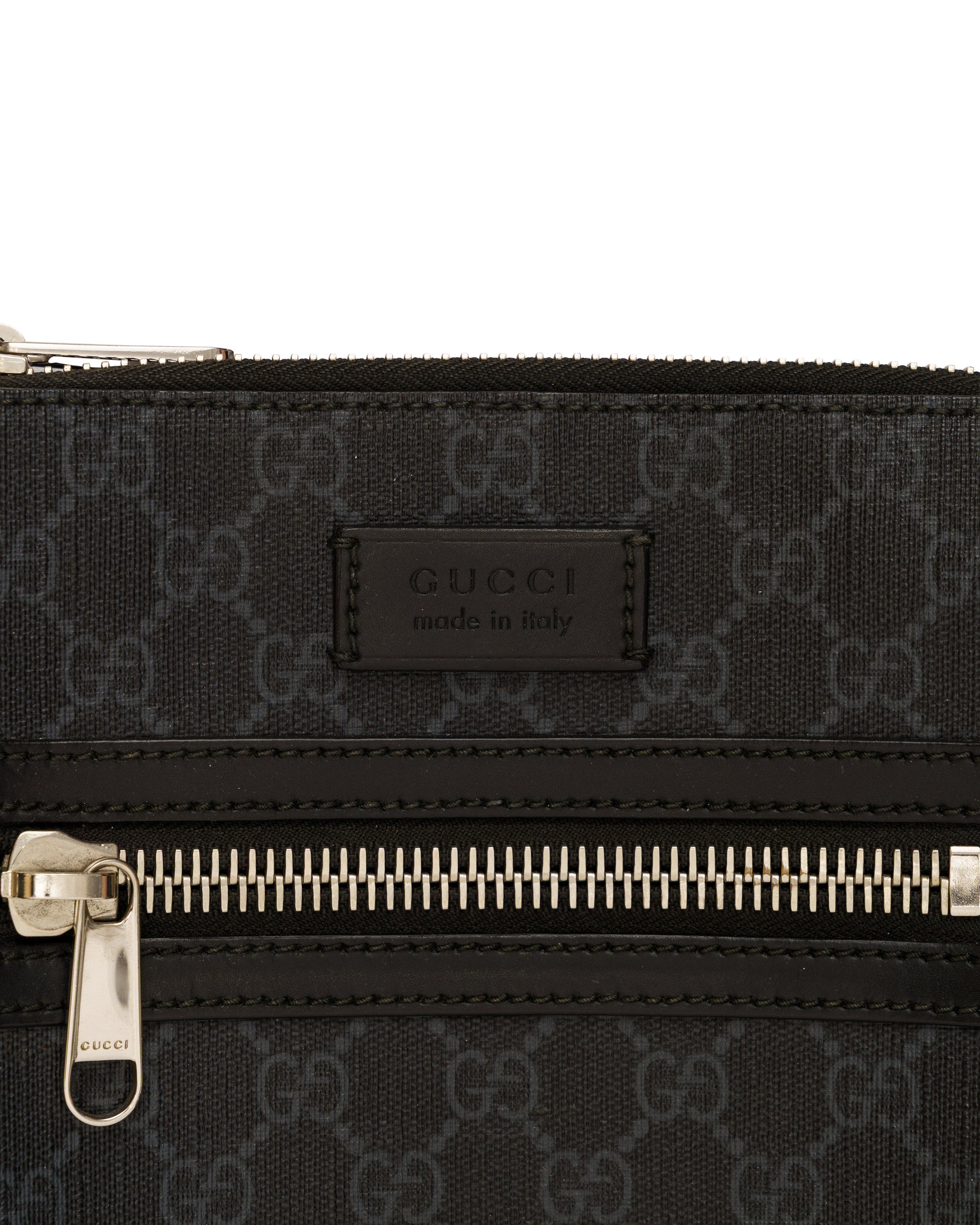 Gucci Techno Messenger canvas flap shoulder bag