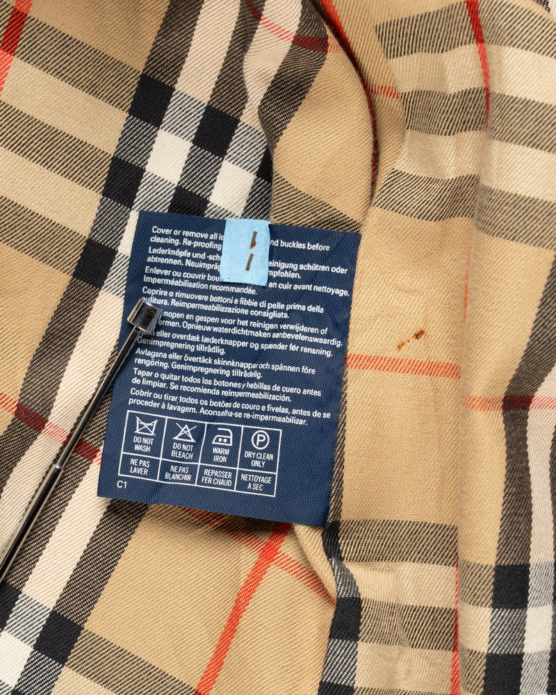 Burberry's "Highbury" Yew-green double-breasted coat thumbnail