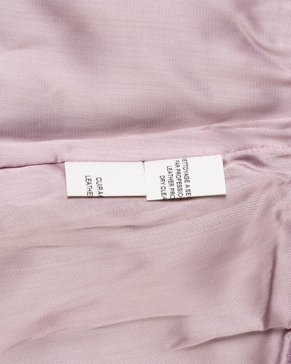 Thierry Mugler Couture faux-leather pink pencil skirt Thierry