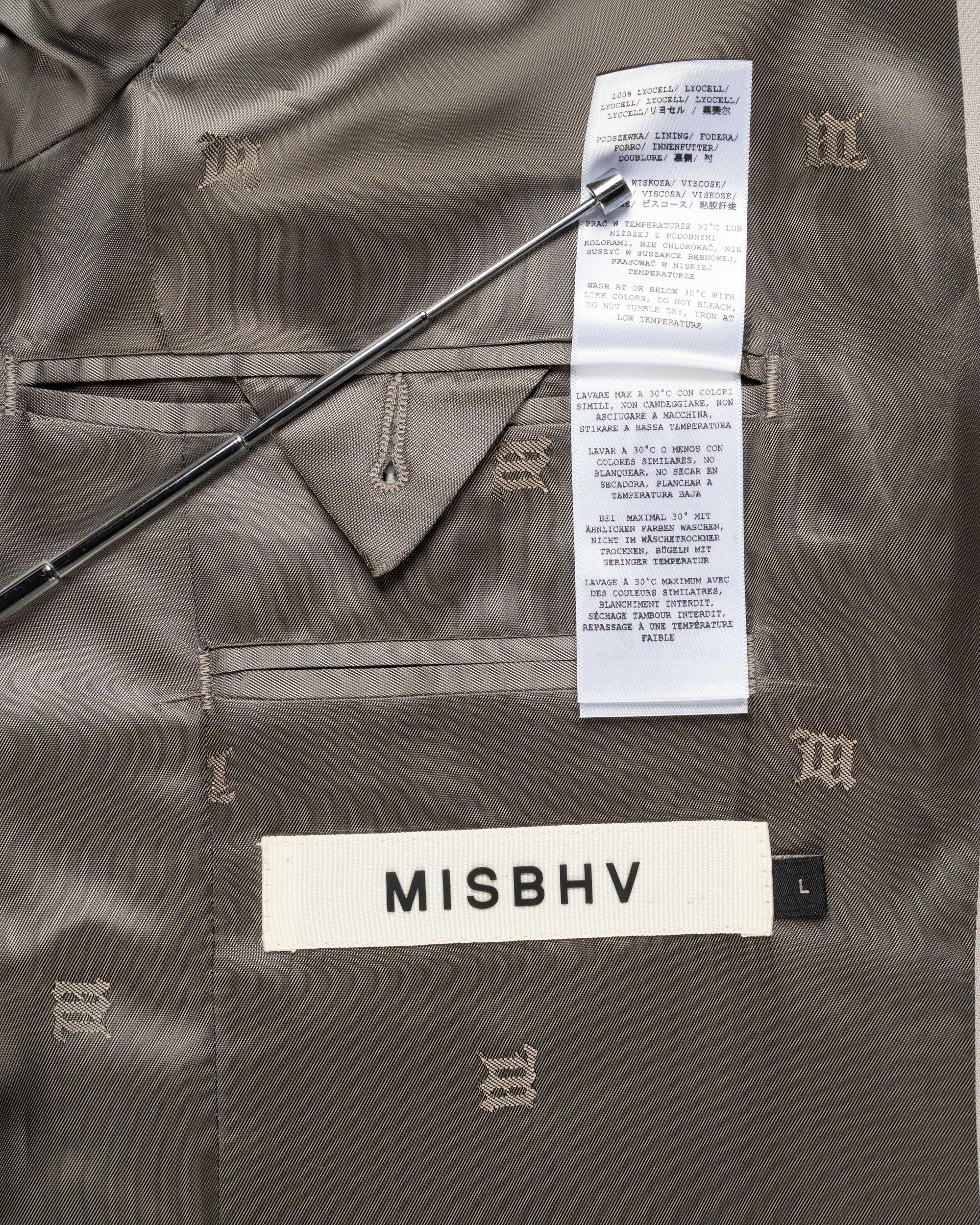 MISBHV Taupe beige oversized blazer jacket