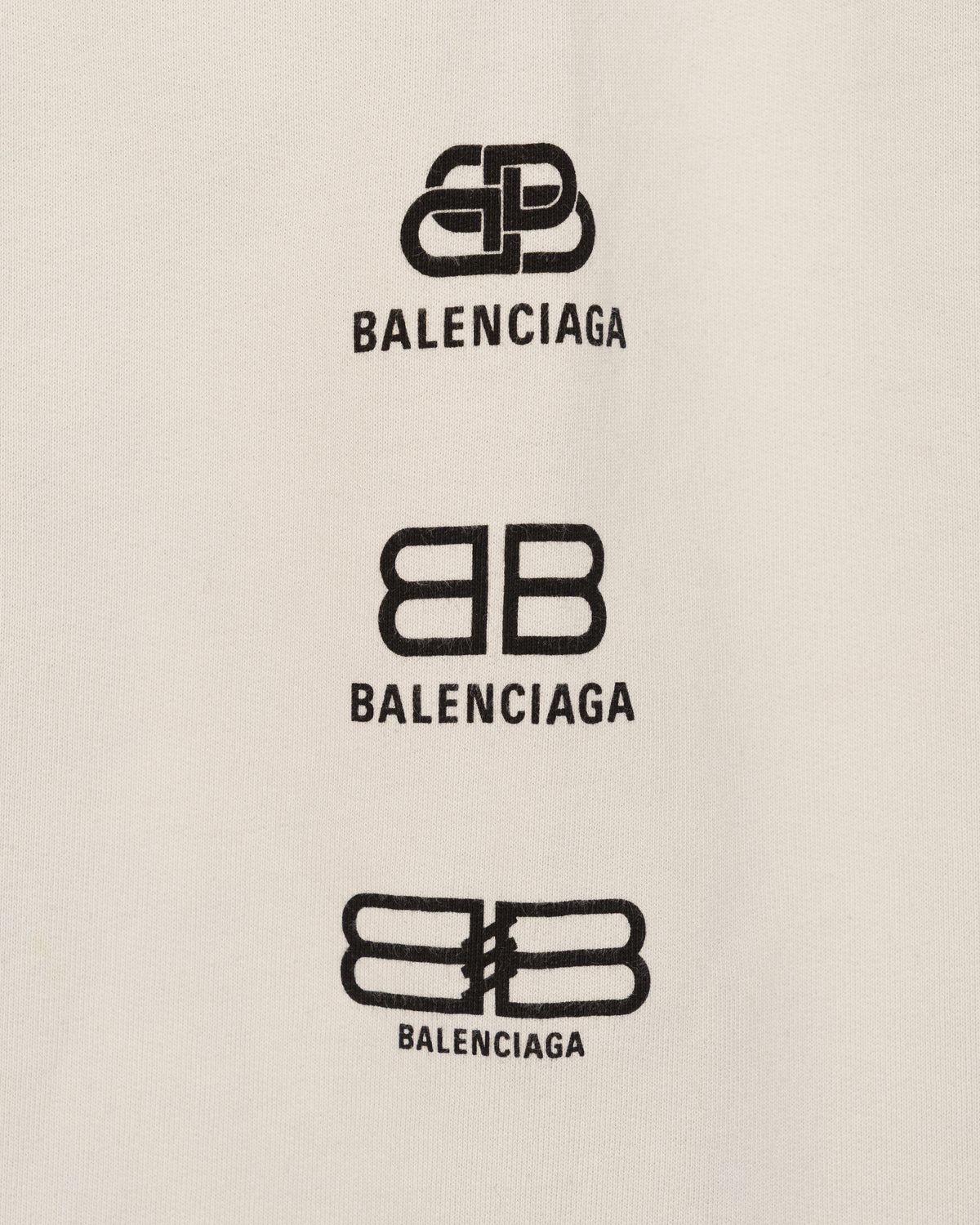 Balenciaga Archives Logos Hoodie