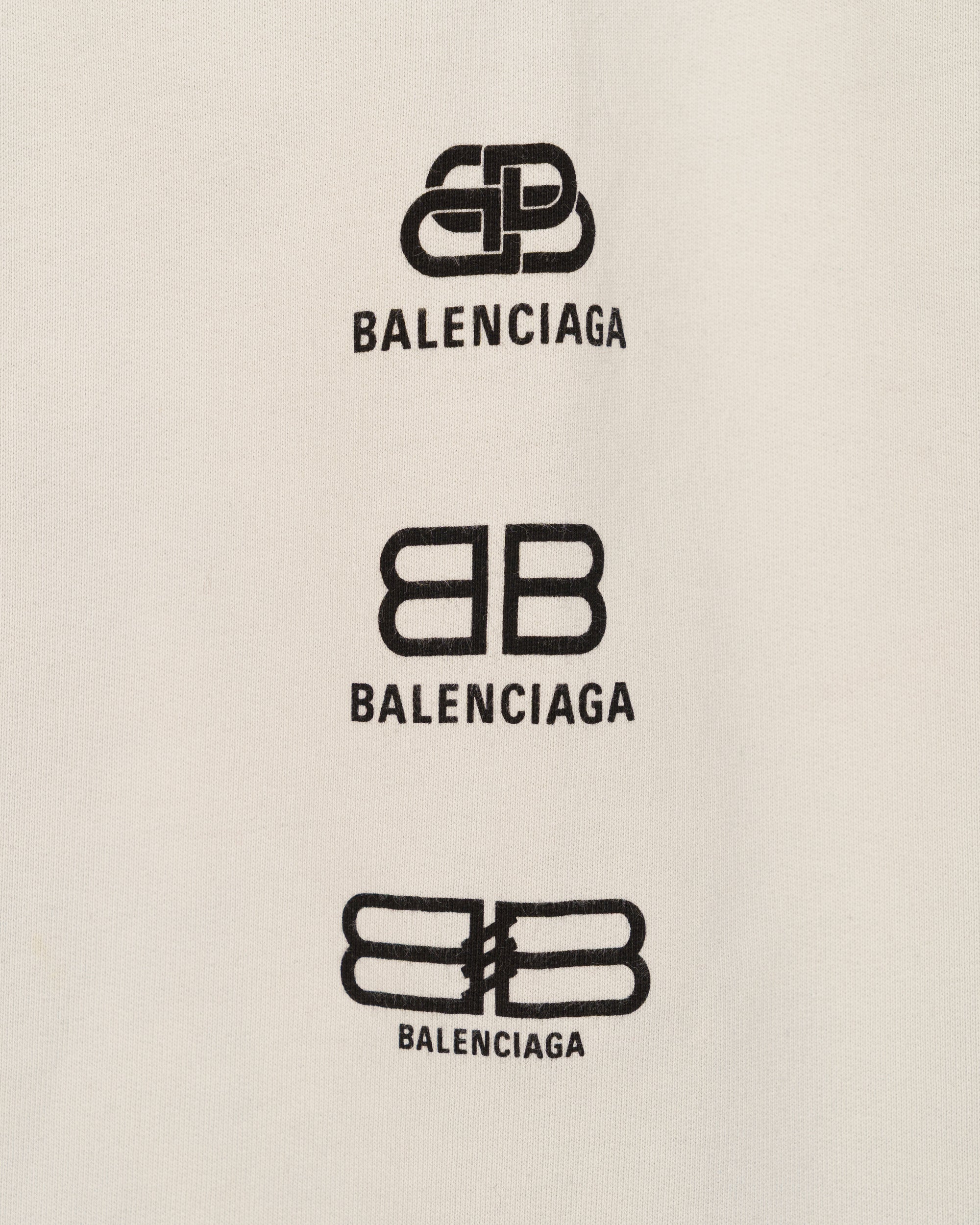 Balenciaga Archives Logos Hoodie