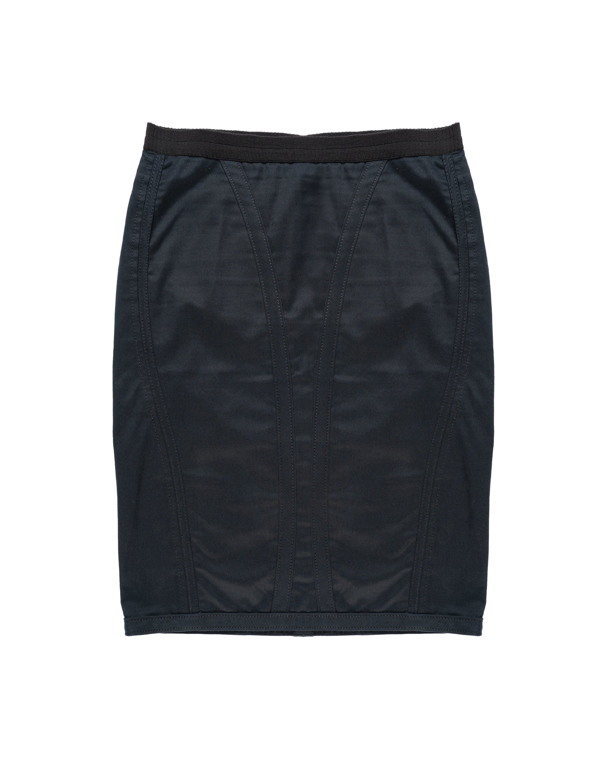 Armani Jeans tailored black skirt