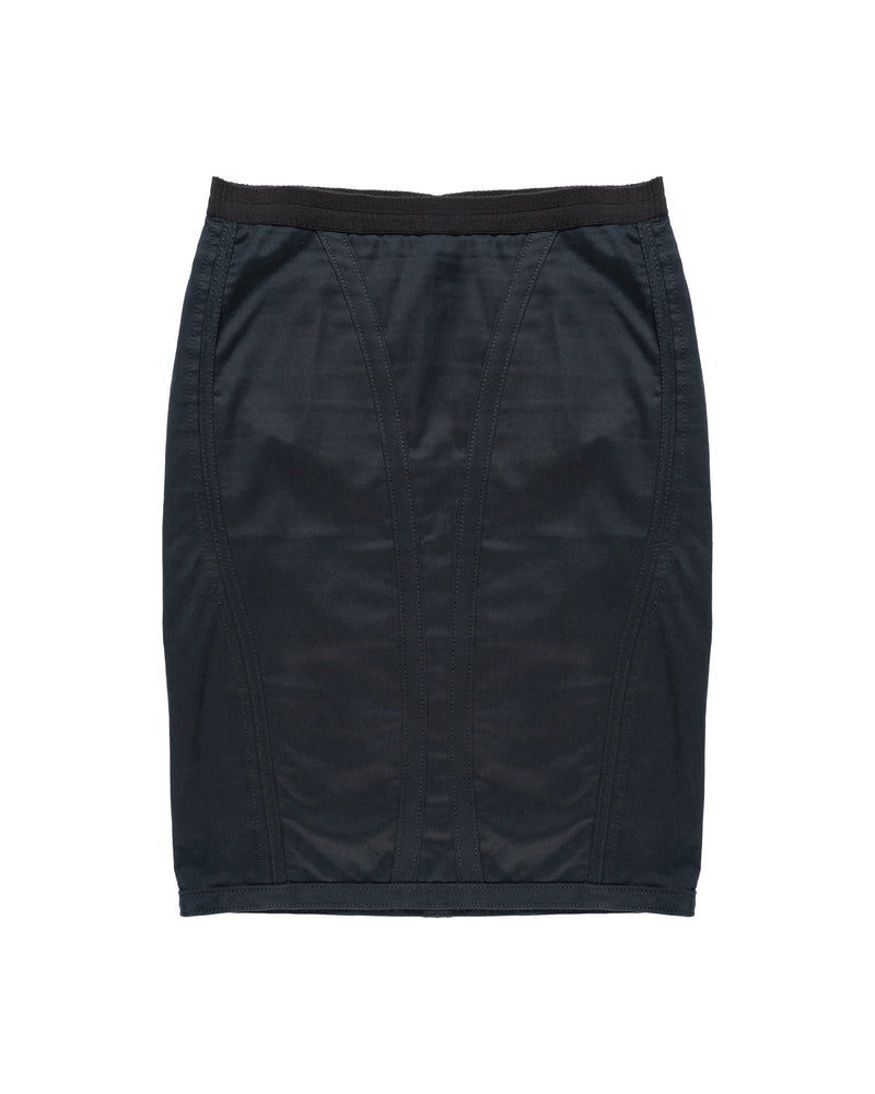 Armani Jeans tailored black skirt thumbnail