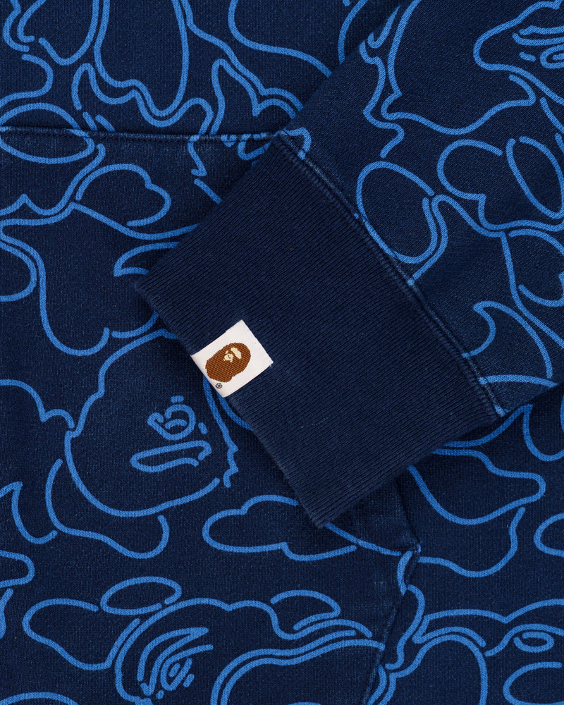Bape 30th Anniversary Line camo full-zip shark hoodie thumbnail