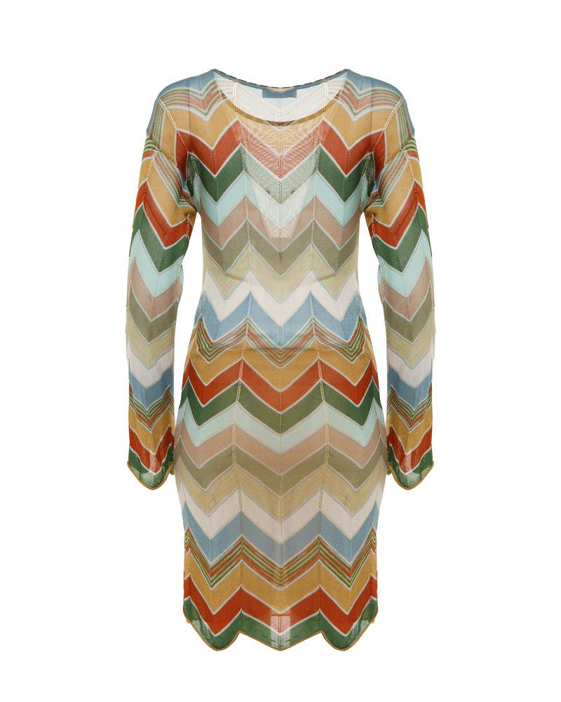 Missoni Zigzag knitted dress thumbnail