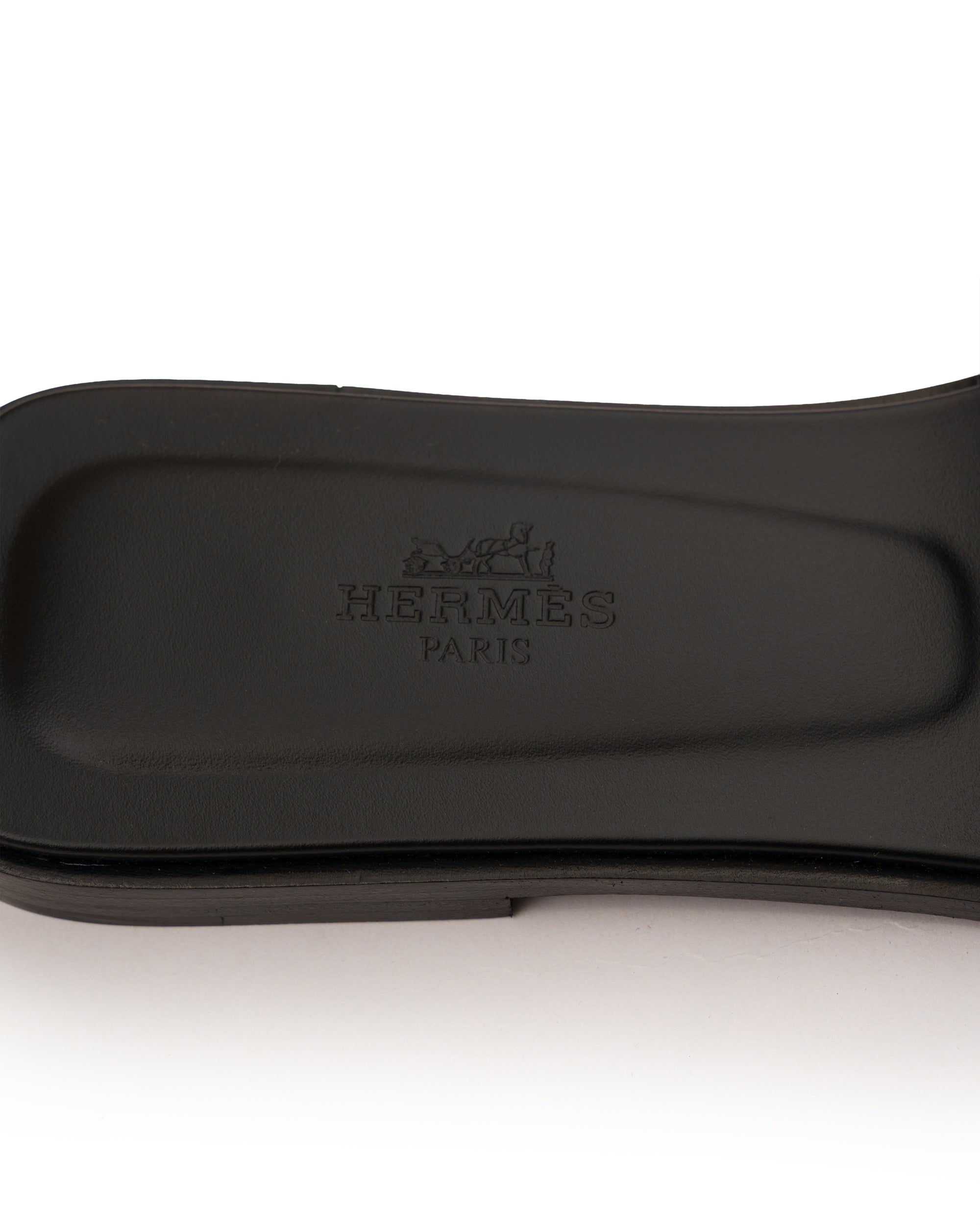 Hermès Oran black leather