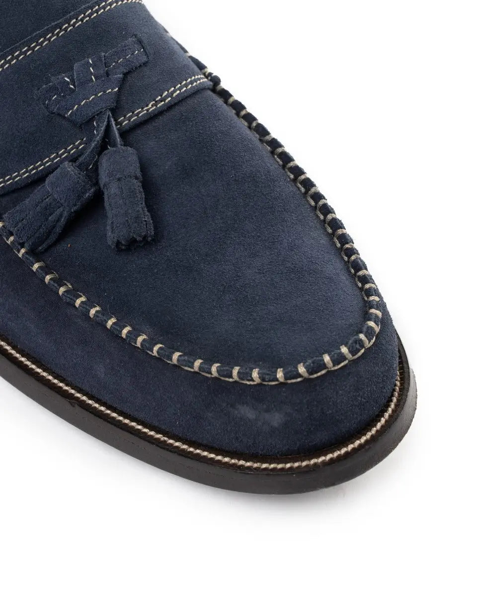 Dsquared2 blue suede loafers